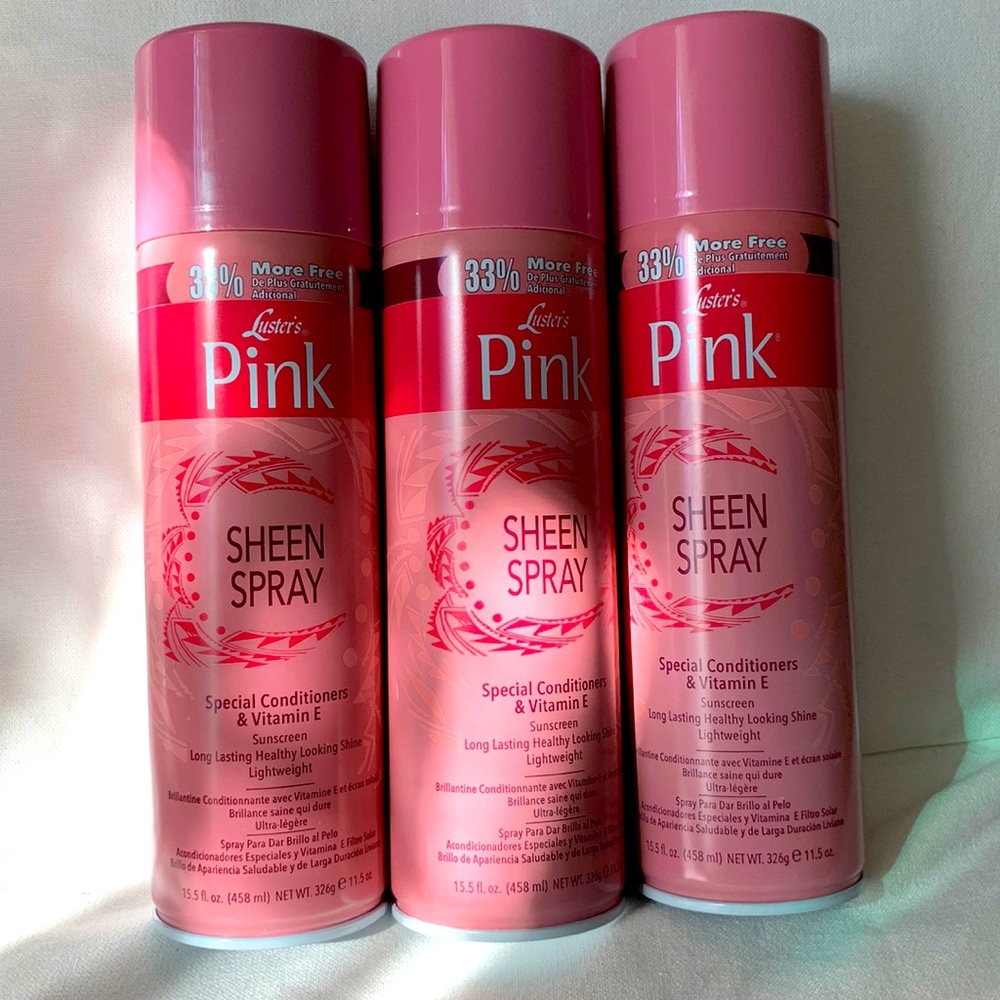 Set of 3 Luster’s Pink Sheen Spray Special Conditioners & Vitamin Е Lightweight